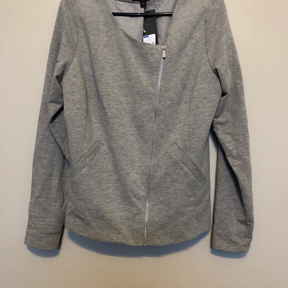 Gray blazer